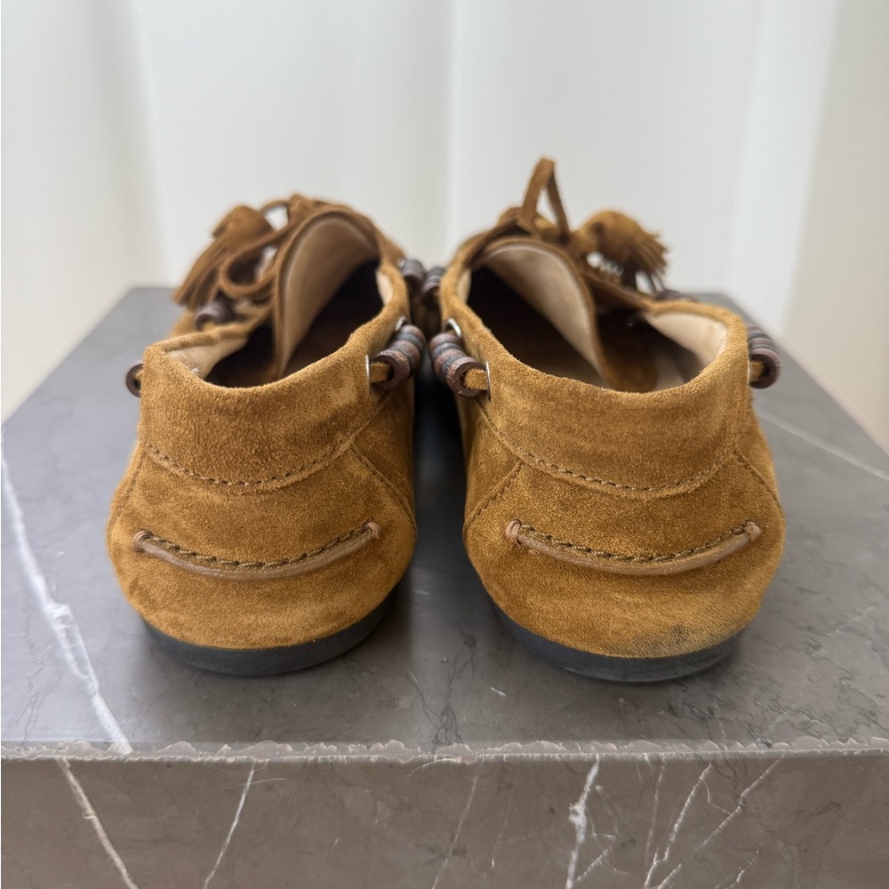 Miu Miu Suede Tassel Loafers - Picture 6 of 7